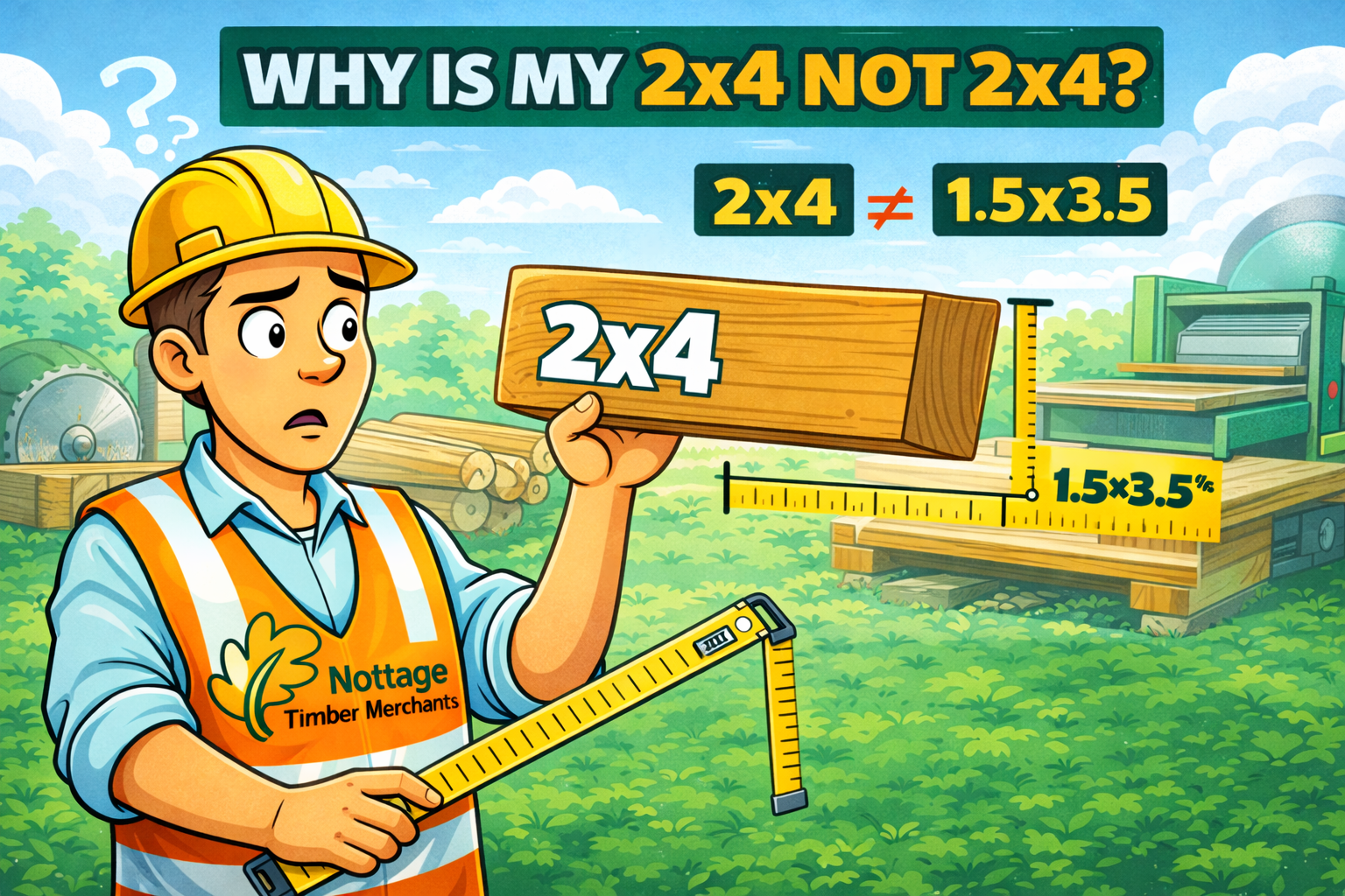 Why is my 2x4 not 2x4???