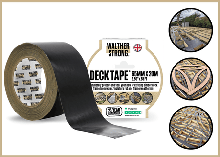 Walther Strong Deck Tape width options showing all 10 available sizes
