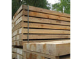 100mm X 200mm X 2.4m - Rustic Oak Railway Sleepers Nottage Timber Merchants