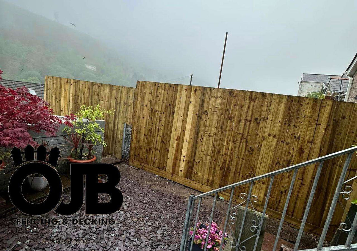 125mm Sawn & Pressure Treated (Tanalised) Feather Edge Boards Nottage Timber Merchants