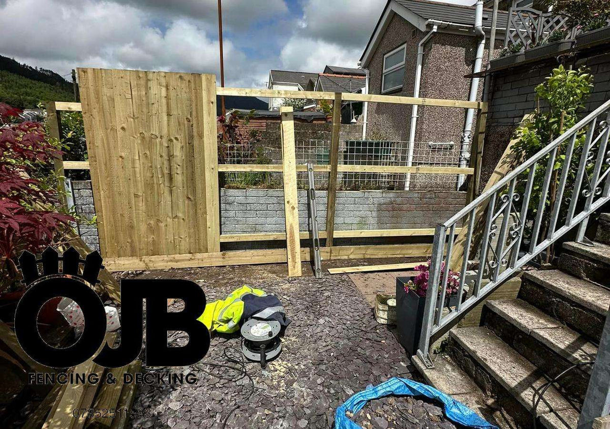 125mm Sawn & Pressure Treated (Tanalised) Feather Edge Boards Nottage Timber Merchants