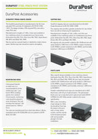 Durapost 2.1m Steel Fence Post U Channel