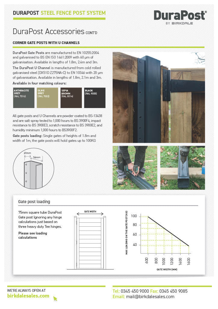 DuraPost touch-up spray single can pack for steel fencing