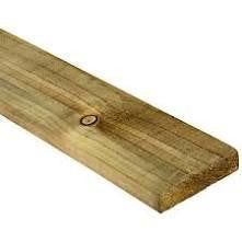 22mm x 100mm (4x1) - Treated Sawn Timber / Gravel Board Nottage Timber Merchants