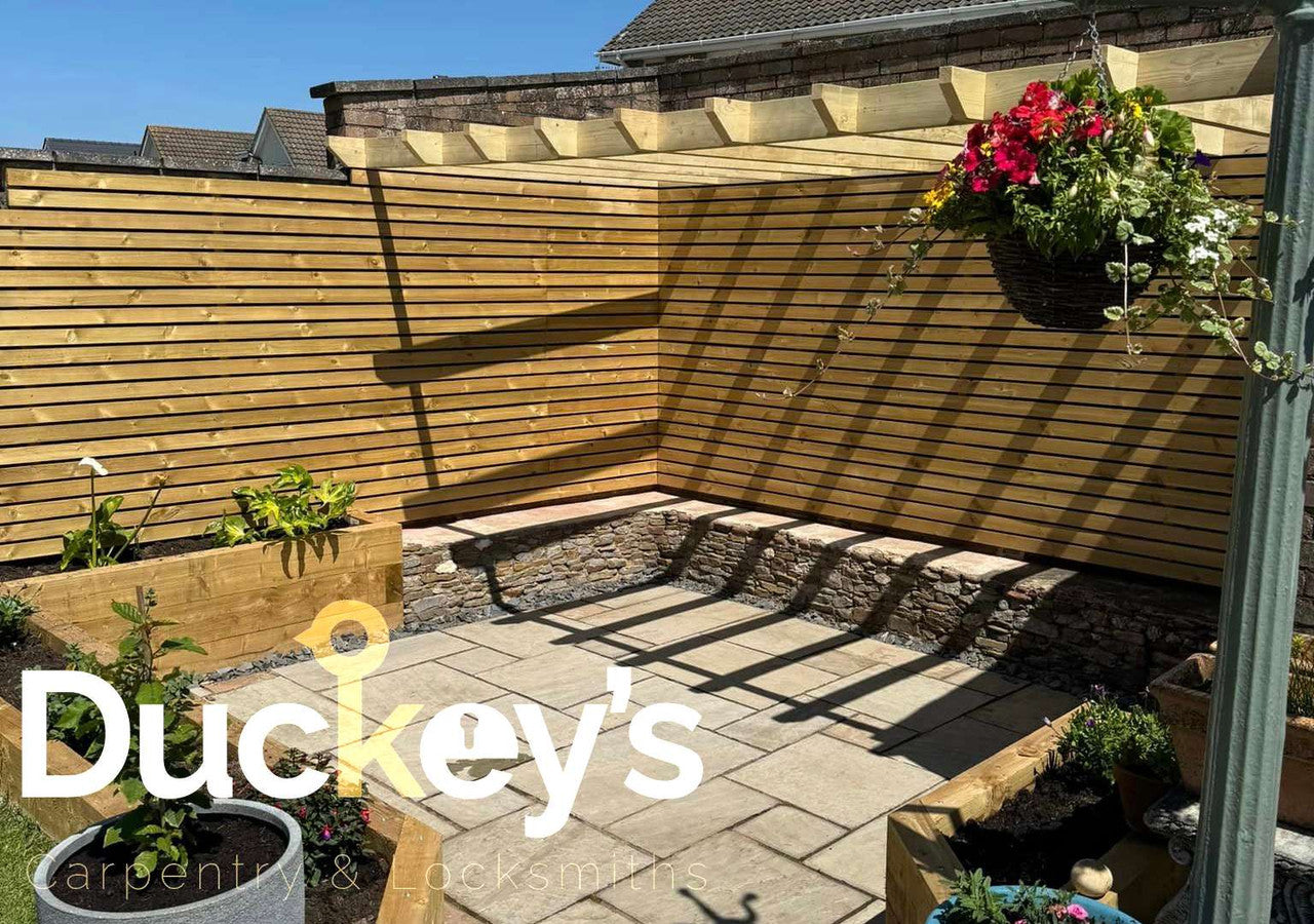 22mm x 75mm - Venetian Style Hit & Miss Slatted Fence Cladding Nottage Timber Merchants