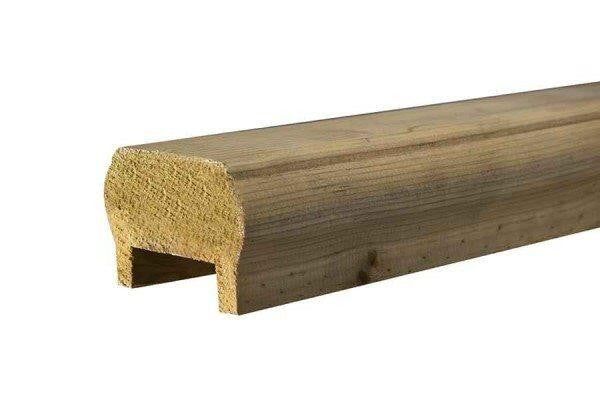 Treated decking utility rail 38mm x 69mm x 4.2m from Nottage Timber Merchants