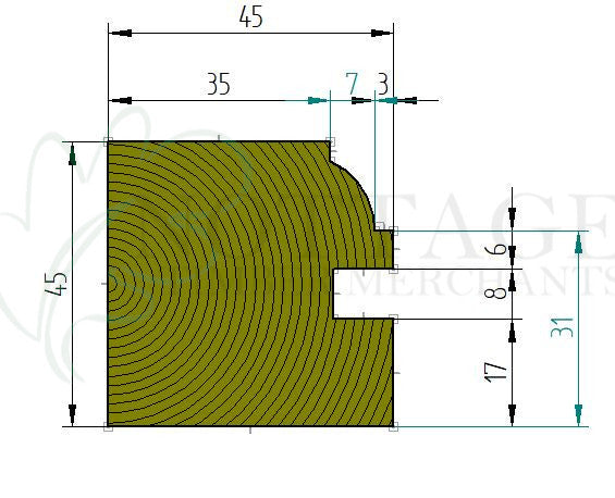 Sash Window Lower Meeting Rail