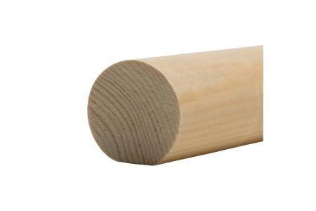 50mm x 50mm redwood mopstick wall mounted handrail from Nottage Timber Merchants