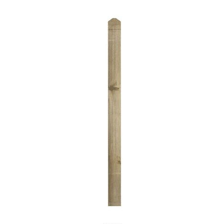 83x83x1250mm TANALITH E treated pine deck newel post with chamfered and beaded top detail
