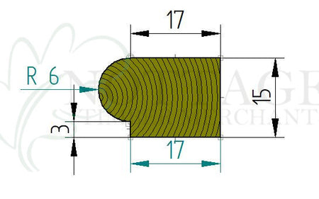 Sash window staff bead lengths stacked, timber stop bead for restoration