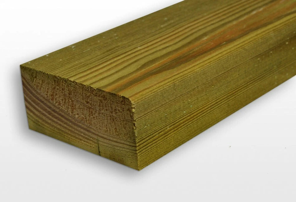75mm x 225mm sawn kiln dried C24 treated carcassing timber section