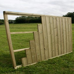Hutton Deluxe V Joint Tongue and Groove Fence Panel showing board detail and finish