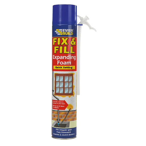 Everbuild Fix and Fill Expanding Foam 750ml hand-held can