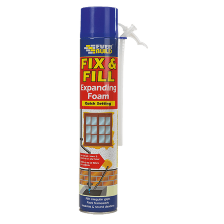 Everbuild Fix and Fill Expanding Foam 750ml hand-held can
