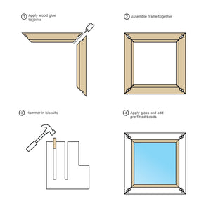 Cheap Wooden Window Frames | Flat Pack Kits | Nottage Timber