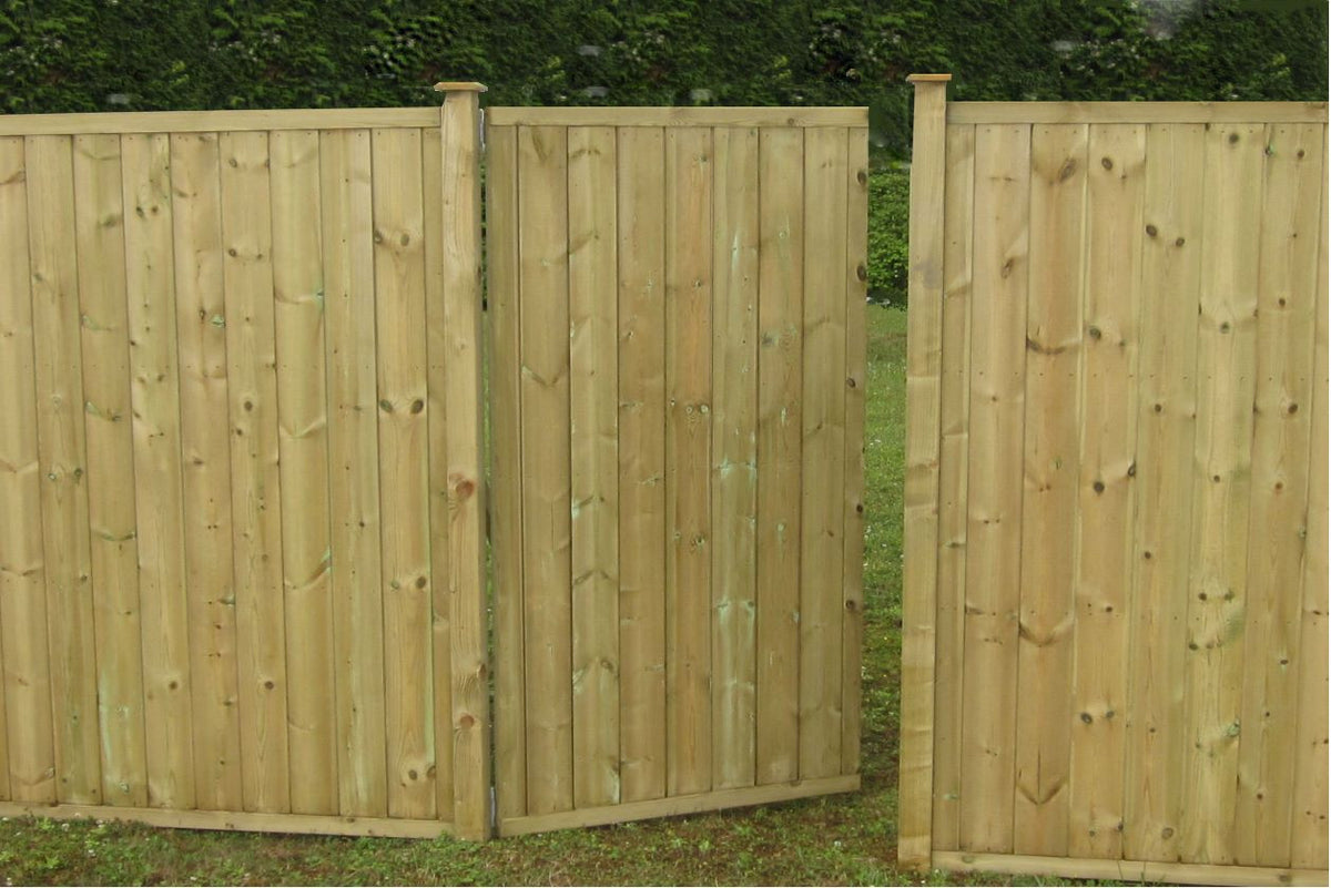 Hutton Highgrove TGV Timber Gate 915 x 1830mm, pressure treated softwood with tongue and groove boards