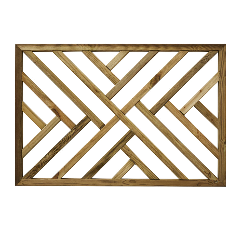 Treated Crosshatch Panel 1130mm x 760mm x 32mm