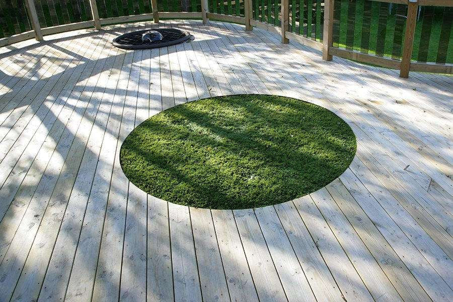 Premium Treated Grooved & Smooth Decking Boards - 32mm x 125mm Nottage Timber Merchants