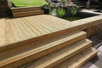 Premium Treated Grooved & Smooth Decking Boards - 32mm x 125mm Nottage Timber Merchants