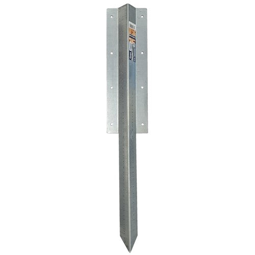 Galvanised sleeper bracket installed on timber sleeper