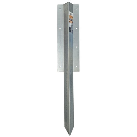 Galvanised sleeper bracket installed on timber sleeper