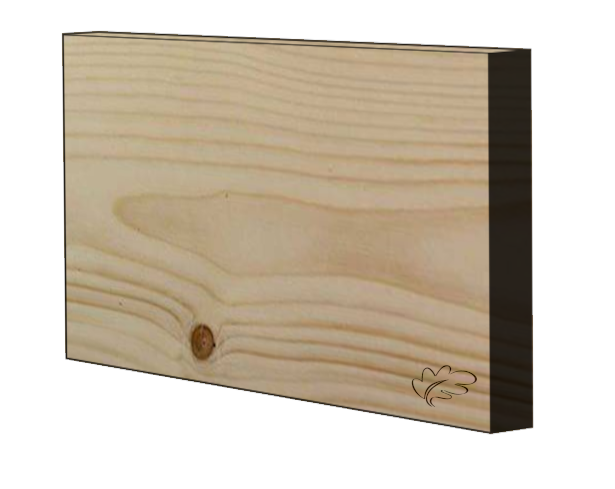 Square edge redwood skirting and architrave 4200mm length, unfinished solid timber profile