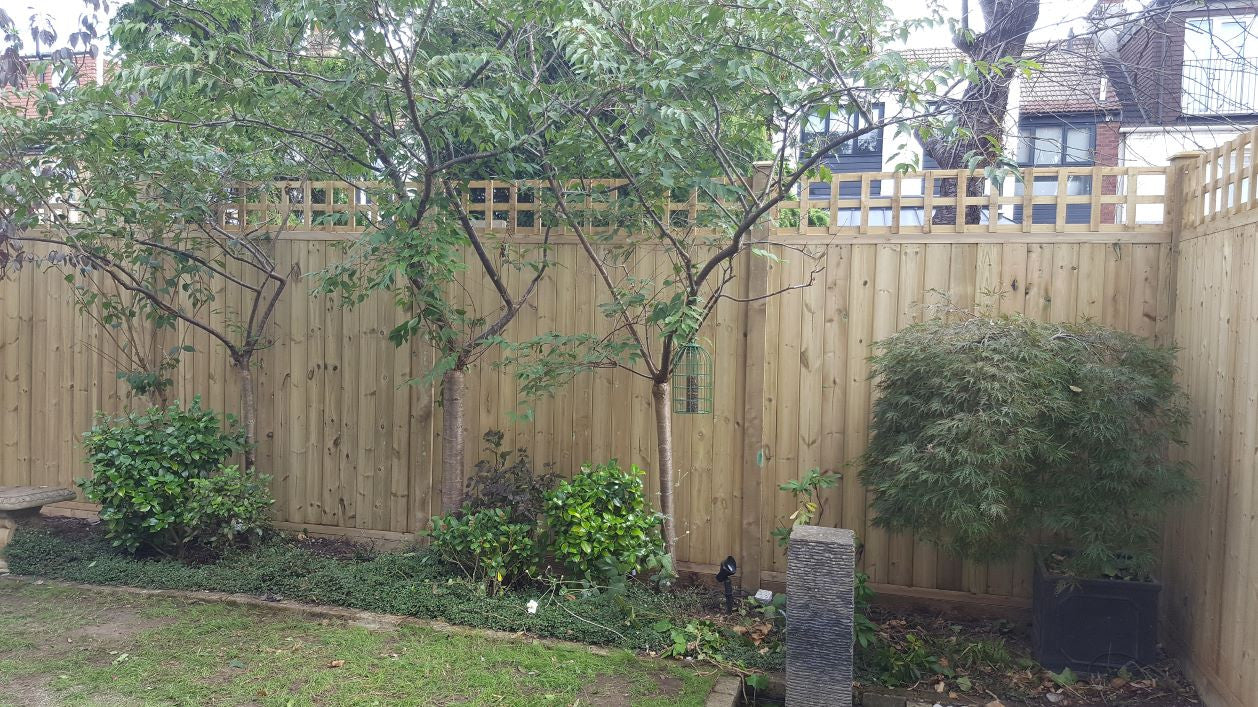 Hutton Deluxe V Joint Tongue and Groove Fence Panel 6x6ft, pressure treated softwood