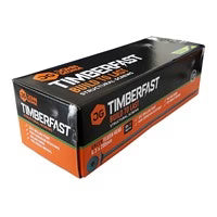 JG Timberfast 6.3mm green flush head structural screw close-up
