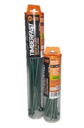 JG Timberfast green structural screw pack, 6.3mm flush head Torx drive