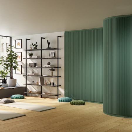 Half round flexi oak wall panel 2400mm length main product image