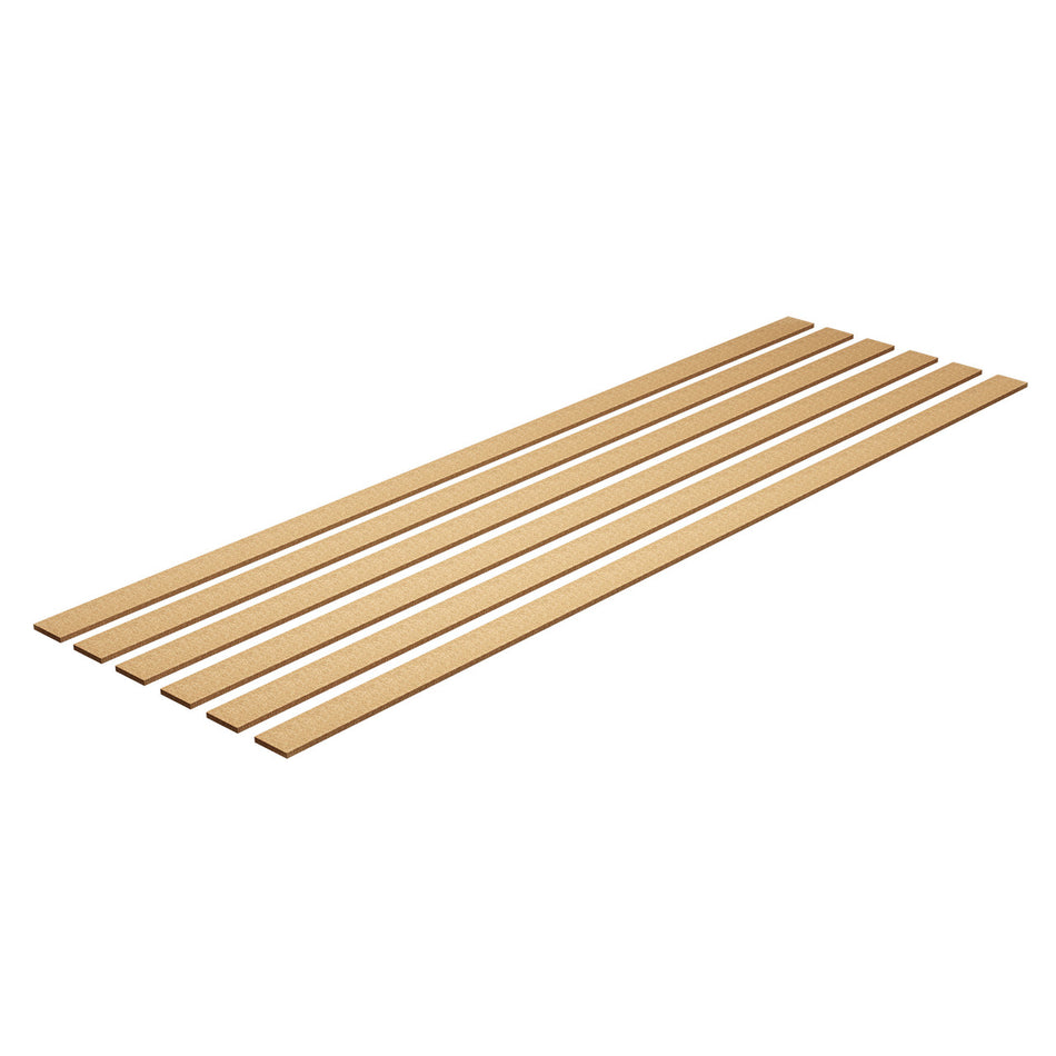 WPKT3 MDF Shaker wall panel kit components laid out showing strip profile and finish