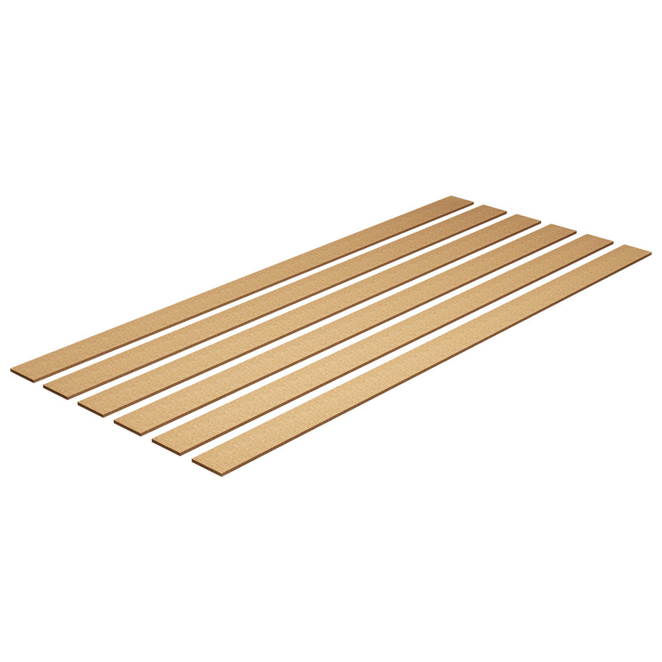 WPKT4 MDF wall panelling strips close-up showing smooth paint-ready surface