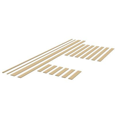 WPKT6 MDF Shaker wall panel kit components laid out