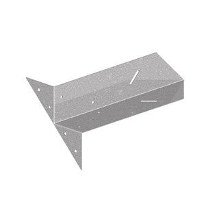 Galvanised steel arris rail repair bracket 300mm (12") for featheredge fencing repair