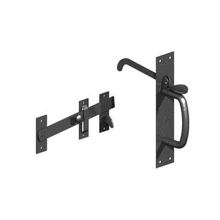 GateMate Suffolk Latch galvanised heavy duty gate latch front view
