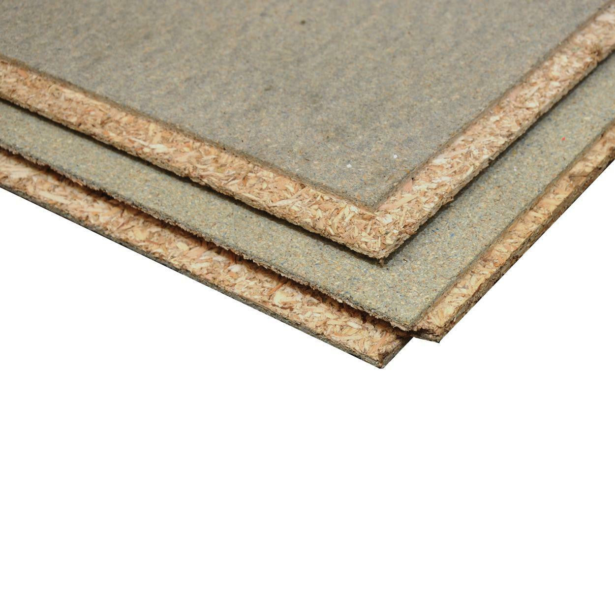 P5 tongue and groove chipboard flooring board 22mm x 600mm x 2400mm, moisture-resistant structural flooring
