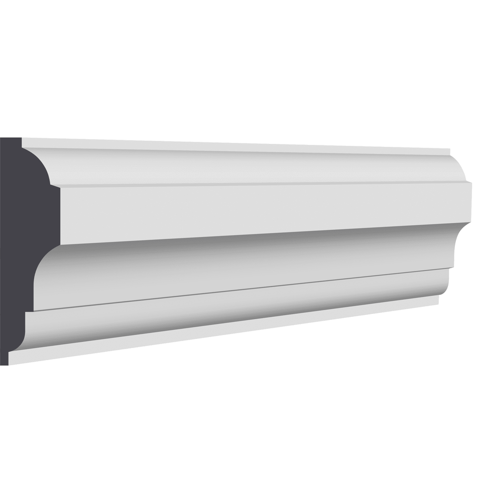 Primed White Mdf Dado Rail 18mm x 68 mm 4.4m /4400mm