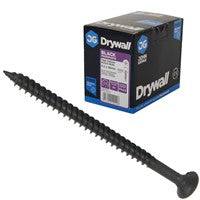 Black phosphate fine thread drywall screws box of 200