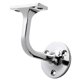 63mm handrail bracket side view showing fixing plate and arm