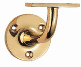 63mm handrail bracket in standard finish for fixing timber handrails to walls