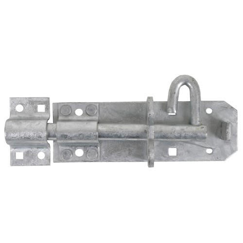 John George 6 inch galvanised heavy Brenton padbolt for gates and shed doors