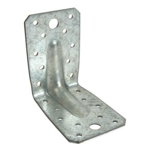 Galvanised roofing angle bracket for 90 degree connections, adjustable multi-purpose fixing