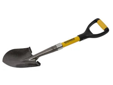 Roughneck mini shovel for landscaping and garden use