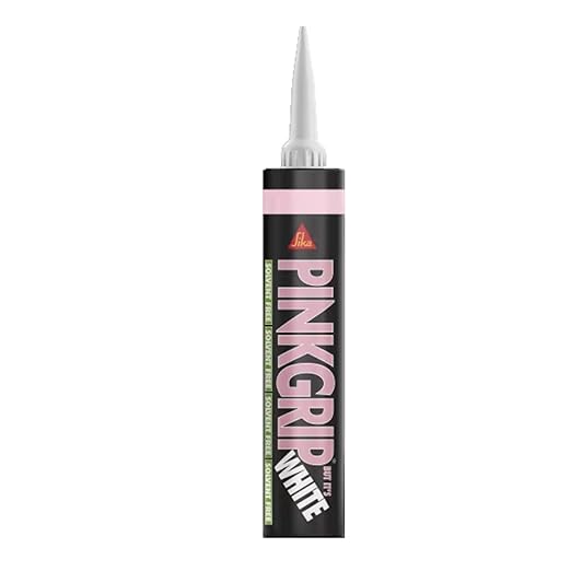 Sika Pink grip Solvent Free Grab Adhesive  White – 380ml