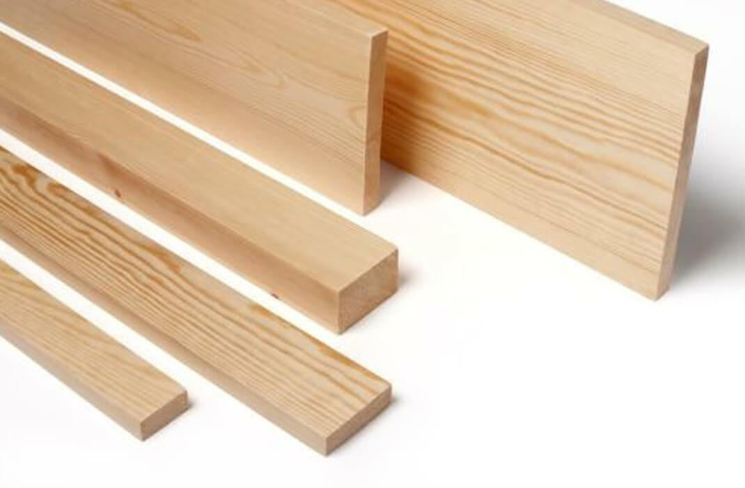 PSE whitewood planed-all-round timber section 32mm x 138mm for internal door linings