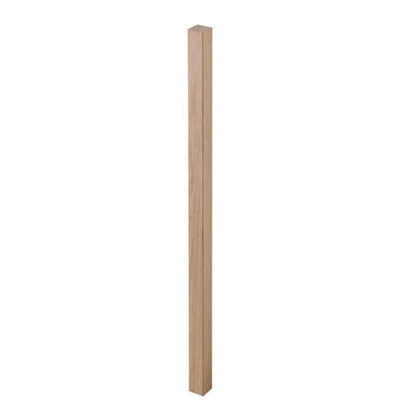 Solid white oak square spindle 32mm x 32mm x 900mm, suitable for staircase balustrades and infill panels