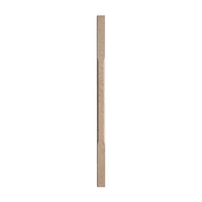 Solid white oak stop chamfer spindle 41mm x 41mm x 900mm for staircase balustrades