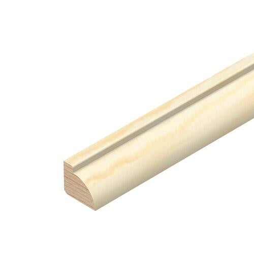 Pine glass bead 9mm x 9mm x 2400mm full length view