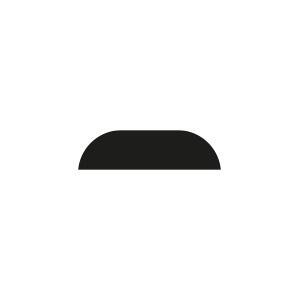 Pine D mould cover moulding 9mm x 34mm profile cross-section detail