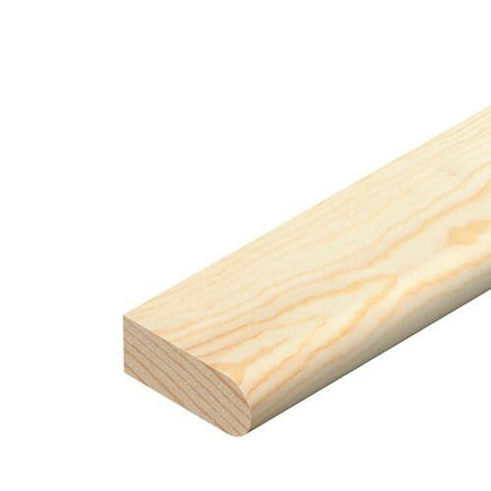 Pine parting bead 8mm x 21mm x 2400mm for sash window frames